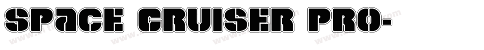 Space Cruiser Pro字体转换